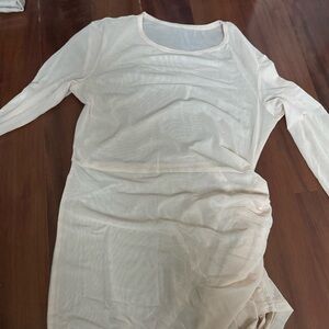 Beige Swimsuit Coverup